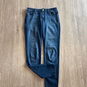 DL1961 Danny Skinny Jeans 28x32 Dark Wash Stretch Denim Mid Rise Women